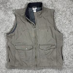 Cinch Conceal Carry Utility Canvas Vest Olive Brown Mens 3XL